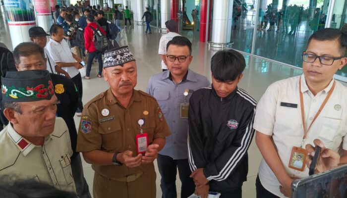Korban TPPO Asal Barito Selatan Tiba di Palangka Raya, Pemprov Kalteng Jemput di Bandara Tjilik Riwut