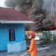 Tiga Rumah Dinas Asrama TNI di Palangka Raya Ludes Terbakar