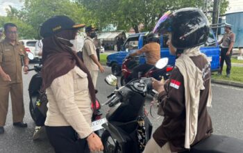 Puluhan Kendaraan Menunggak Pajak Terjaring Operasi Gabungan di Palangka Raya