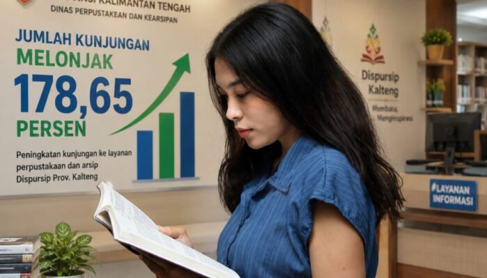 Kunjungan Perpustakaan Kalteng Naik Hampir Tiga Kali Lipat, Minat Literasi Masyarakat Meningkat