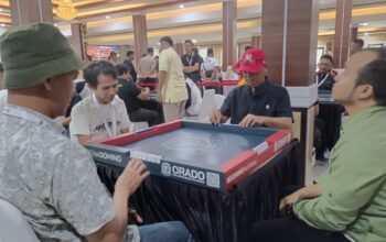 Insan Pers Ikut Ramaikan Lomba Domino Piala Kapolda Kalteng pada Hari Bhayangkara ke-80
