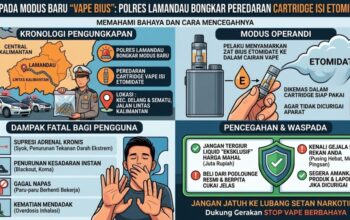Etomidate Disamarkan dalam Vape, Polisi Lamandau Ungkap Modus Baru Peredaran Zat Berbahaya