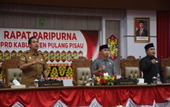 Wabup Pulang Pisau Hadiri Paripurna DPRD, Fraksi-fraksi Dukung LKPD 2025 dan Usulan BPPD
