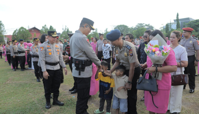 863 Personel Polda Kalteng dan Polres Jajaran Naik Pangkat Jelang Hari Bhayangkara ke-80