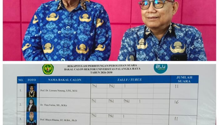 Hasil Pemungutan Suara Senat UPR: Tiga Kandidat Berebut Kursi Rektor