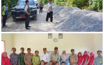Bupati Barito Utara Serahkan Bantuan untuk Siswa PAUD, Minta Perusahaan Segera Perbaiki Jalan Rusak