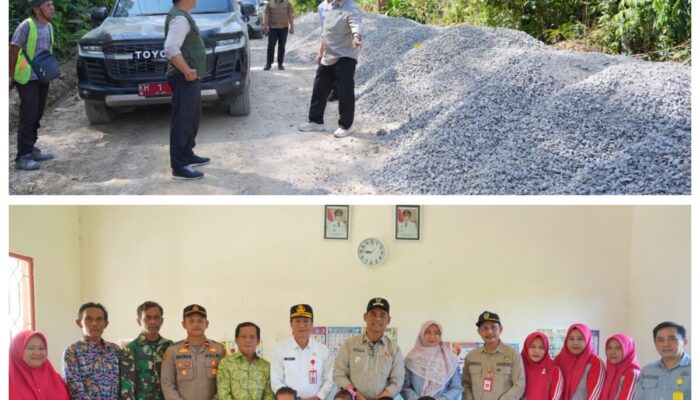 Bupati Barito Utara Serahkan Bantuan untuk Siswa PAUD, Minta Perusahaan Segera Perbaiki Jalan Rusak