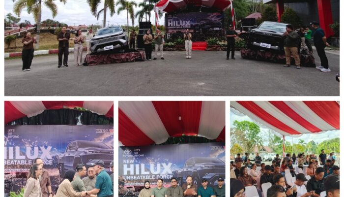 Wira Toyota Palangka Raya Kenalkan New Hilux, Tawarkan Kendaraan Tangguh untuk Medan Kalimantan