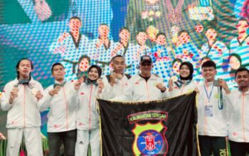 Kontingen Taekwondo Polda Kalteng Raih 9 Medali di Kapolri Cup 7, Borong Enam Emas
