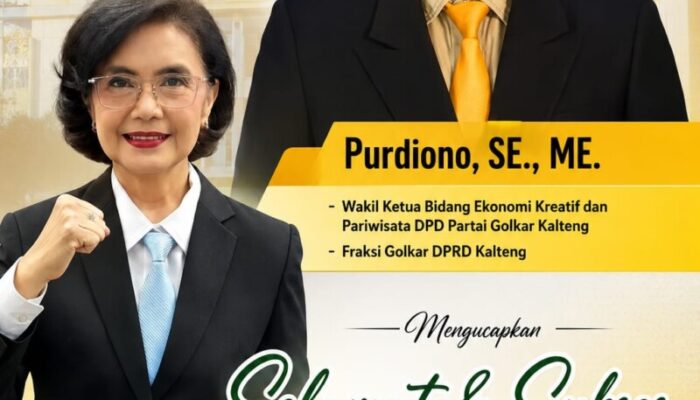 Anggota DPRD Kalteng Purdiono Ucapkan Selamat atas Pelantikan Sekda Linae Victoria Aden