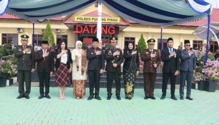 Bupati Pulang Pisau Hadiri Peringatan Hari Bhayangkara ke-80, Tekankan Pentingnya Sinergi Forkopimda