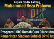 Program 1.000 Rumah Guru Diluncurkan, Pemprov Kalteng Bantu DP Rp10 Juta agar Guru Lebih Mudah Punya Rumah