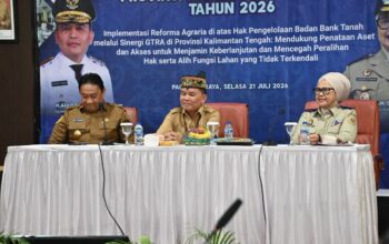 GTRA Kalteng Dorong Reforma Agraria Berbasis Hak Pengelolaan Badan Bank Tanah, Target 1.822 Bidang Jadi Prioritas 2026