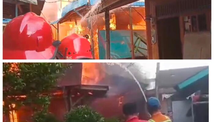 Api Melalap Permukiman Padat di Palangka Raya, Akses Sempit Hambat Pemadaman