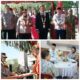 Wabup Kapuas Sambut Kapolres Baru AKBP Rina Perwitasari dengan Prosesi Adat Potong Pantan