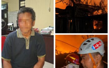 Kebakaran Hanguskan 9 Bangunan di Palangka Raya, 10 KK Kehilangan Tempat Tinggal
