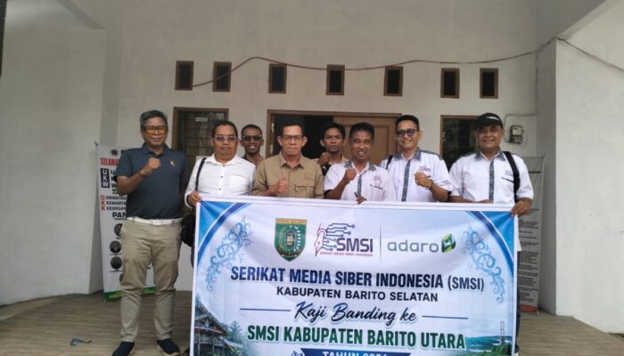 SMSI Barito Selatan Kaji Program Organisasi ke Barito Utara, Bahas Sertifikasi dan Penguatan SDM