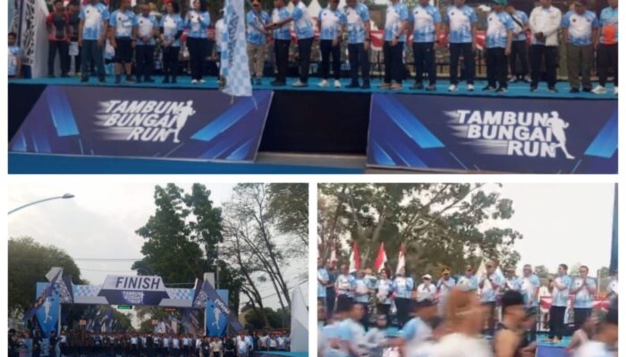 Ribuan Peserta Ramaikan Tambun Bungai Run di Palangka Raya
