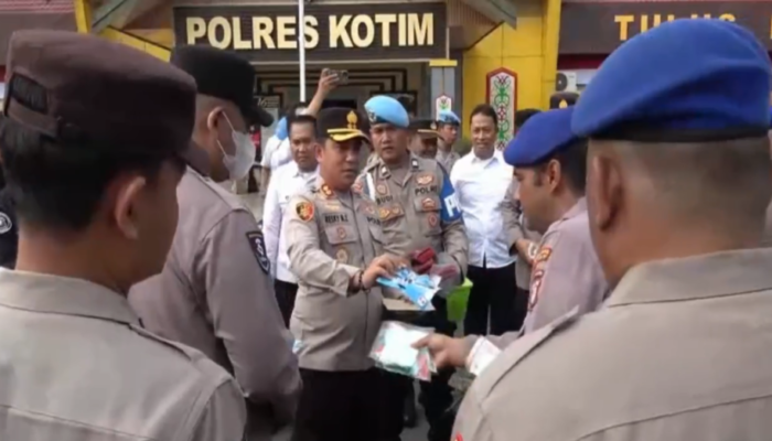 Masa Tanggap Darurat Karhutla Diperpanjang, Polres Kotawaringin Timur Cek Peralatan dan Personel