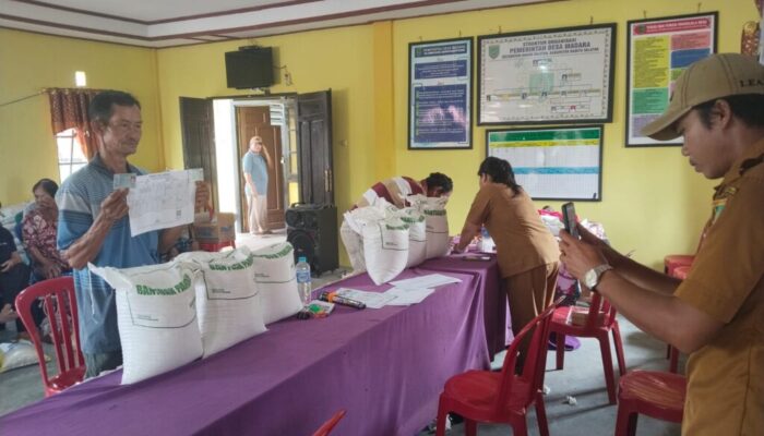 Bulog Barito Selatan Salurkan Bantuan Beras untuk 11.684 Penerima