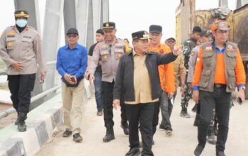 Bupati Kapuas Tinjau Sekolah Pascakebakaran hingga Lokasi Karhutla dan Rencana Jembatan Desa