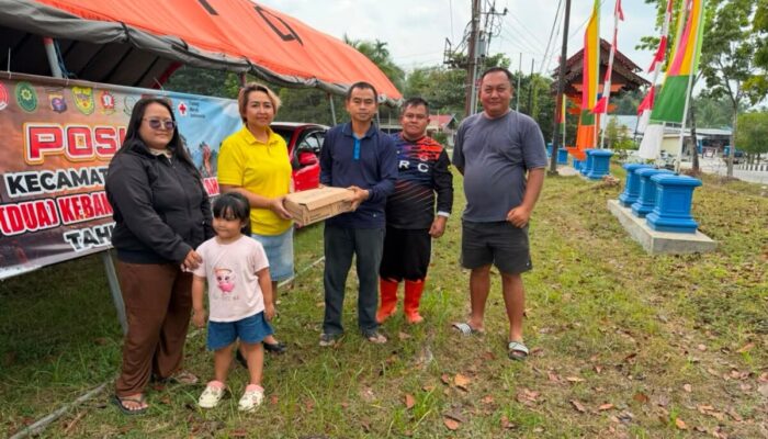 DPRD Salurkan Bantuan untuk Dukung Kesehatan Tim Penanganan Karhutla