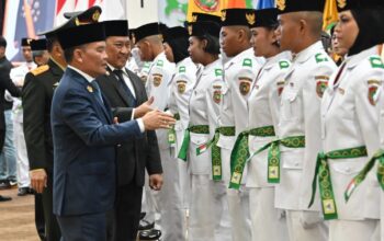 54 Pelajar Kalteng Dikukuhkan Jadi Paskibraka, Siap Kibarkan Merah Putih 17 Agustus