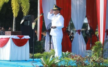 Gubernur Agustiar Sabran Pimpin Upacara HUT Ke-81 RI di Palangka Raya