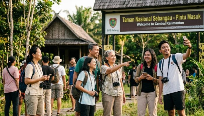 Wisatawan Nusantara ke Kalteng Naik pada Juni 2026, Palangka Raya Paling Banyak Dikunjungi