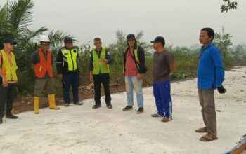 Akses Jalan ke TPU di Desa Rahung Bungai Rampung, Kades Apresiasi Bupati Kapuas Wiyatno