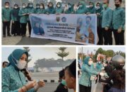 Kasus ISPA di Kalteng Nyaris 11.000, TP-PKK Bagikan 3.000 Masker Gratis Saat Kabut Asap