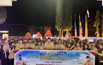 Wabup Lepas 48 Kontingen Pramuka Pulang Pisau ke Jamnas XII 2026