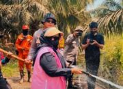 Karhutla Mengganas di Soren, Wabup Kotim Turun Langsung Padamkan Api