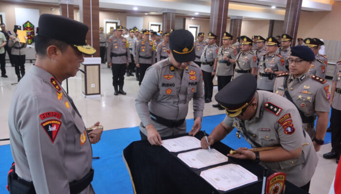 Tujuh Kapolres di Kalteng Berganti, Kapolda Minta Pejabat Baru Segera Beradaptasi