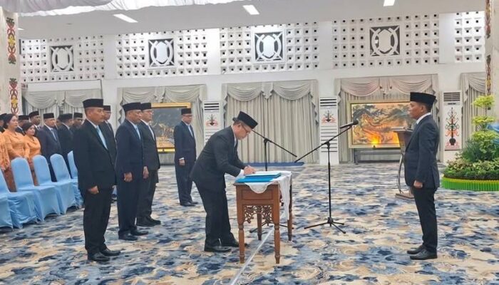 Lima Pejabat Pemprov Kalteng Berganti Posisi, Agustiar Minta Langsung Bergerak