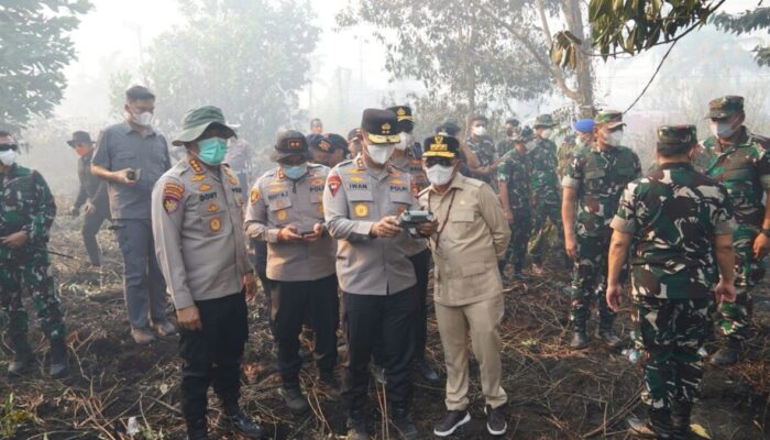 Dari Darat hingga Udara, Ribuan Personel Berjuang Padamkan Karhutla di Kalteng