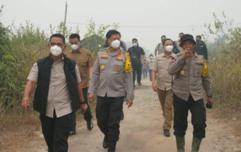Lahan Gambut Masih Simpan Api, Polda Kalteng Gunakan X-Fire Cegah Karhutla Kembali