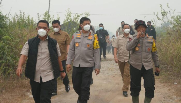 Lahan Gambut Masih Simpan Api, Polda Kalteng Gunakan X-Fire Cegah Karhutla Kembali