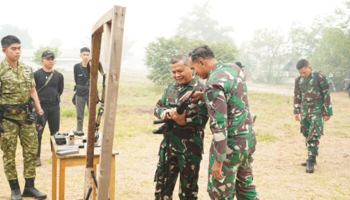 Pastikan Kesiapan Satuan, Kasdam XXII/Tambun Bungai Tinjau Latihan Yonif 631/Antang