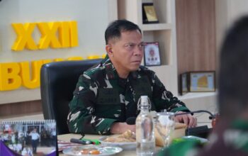 Pangdam XXII/TB Ikuti Evaluasi Kasad, Tekankan Kesiapan dan Adaptasi Teknologi