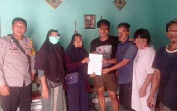 Bhabinkamtibmas Langkai Mediasi Perselisihan Warga, Berakhir Damai