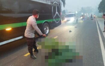 Polisi Amankan Lokasi Kecelakaan di Jalan Mahir Mahar, Satu Orang Meninggal