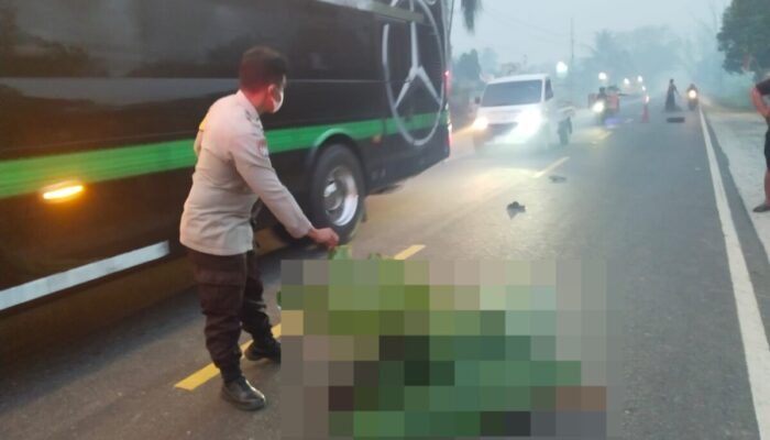 Polisi Amankan Lokasi Kecelakaan di Jalan Mahir Mahar, Satu Orang Meninggal