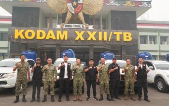 Pangdam XXII/TB Terima Bantuan Armada untuk Percepat Pemadaman Karhutla