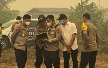 Kapolda Kalteng Turun ke Lokasi Karhutla, Pastikan Bara di Lahan Gambut Tak Kembali Menyala