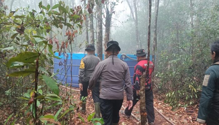 Hujan Guyur Tanjung Puting, Brimob Kalteng Pastikan Bara Karhutla Tak Kembali Menyala