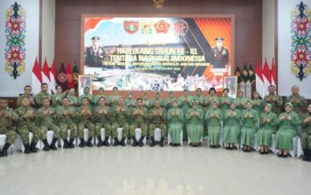 HUT ke-81 TNI, Kasdam XXII/Tambun Bungai Tekankan Profesionalisme dan Soliditas Prajurit
