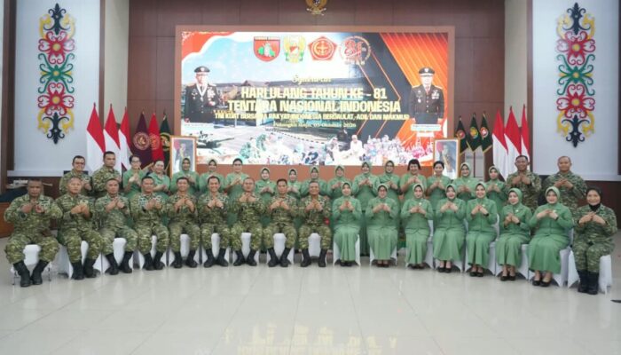 HUT ke-81 TNI, Kasdam XXII/Tambun Bungai Tekankan Profesionalisme dan Soliditas Prajurit