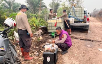 Tak Hanya Padamkan Api, Polda Kalteng Jaga Semangat Petugas Lewat Kopi dan Dukungan Psikologis