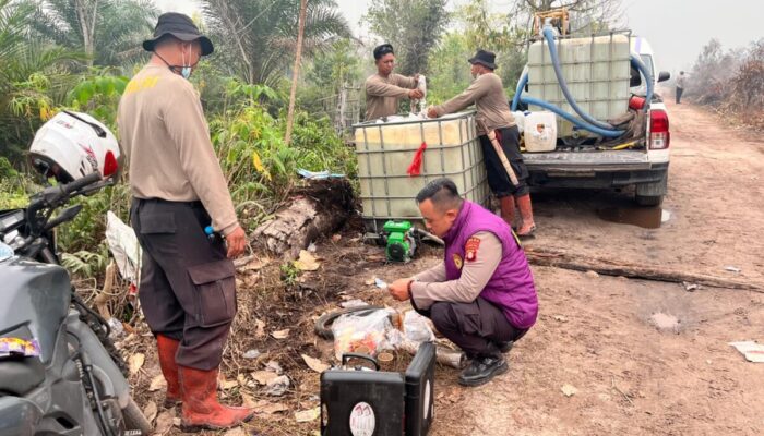 Tak Hanya Padamkan Api, Polda Kalteng Jaga Semangat Petugas Lewat Kopi dan Dukungan Psikologis